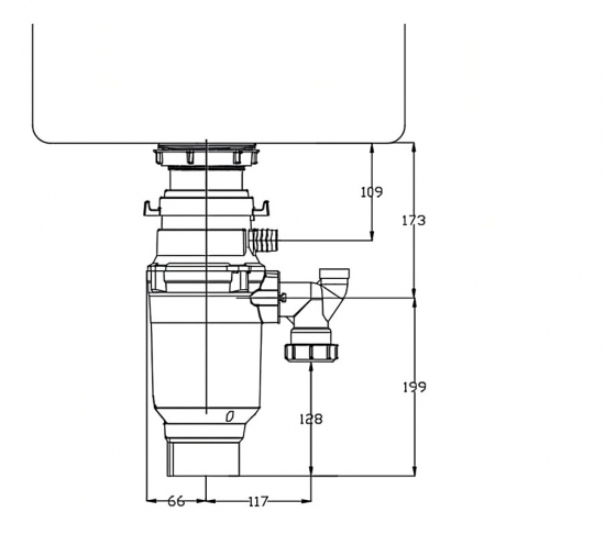 Измельчитель пищевых отходов ATC-WZB390A Compact RS