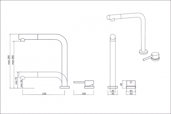 Смеситель EMAR EC-7027